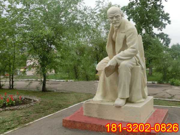 党建人物主题列宁石雕