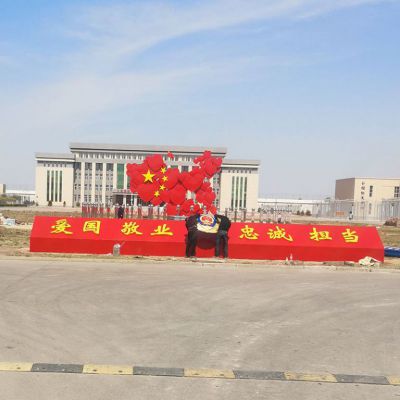 政府机关不锈钢中国版图党建雕塑